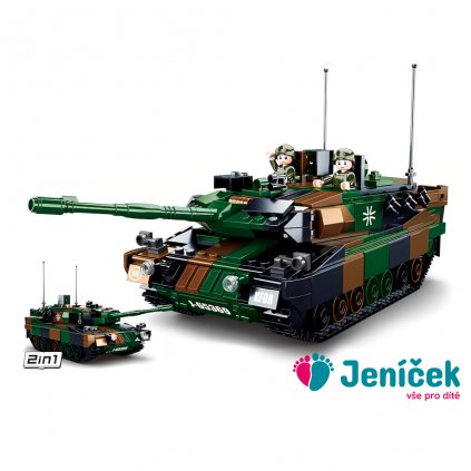 Sluban Model Bricks M38-B0839 Německý bitevní tank Leopard 2A5