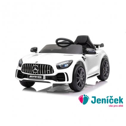 Elektrické autíčko Baby Mix Mercedes-Benz GTR-S AMG white