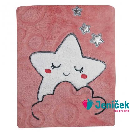 Dětská deka Koala Sleeping Star pink