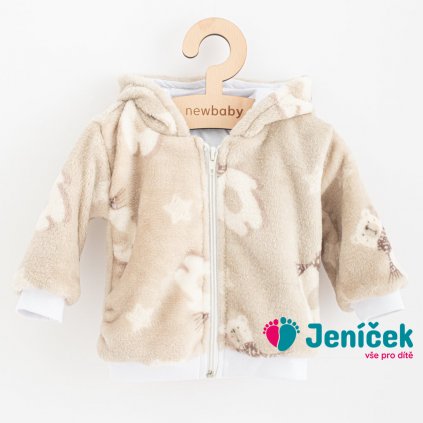 Kojenecká Wellsoft zimní mikinka s kapucí New Baby Polar Bear
