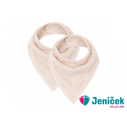 Bryndáček bandana 2ks Pale Pink