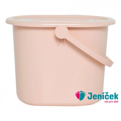 Bebe-Jou Kyblík na pleny s víkem Bébé-Jou Pale Pink