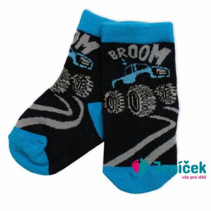 Dětské bavlněné ponožky Track - granát