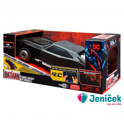 RC BATMAN FILM BATMOBILE JÍZDA PO ZADNÍM