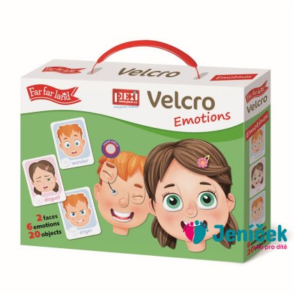 PEXI Velcro skládačky - Emoce (Emotions)