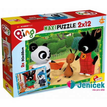 BING a jeho přátelé, puzzle 2x12