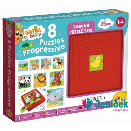 CAROTINA BABY 8 PUZZLE - Zvířátka