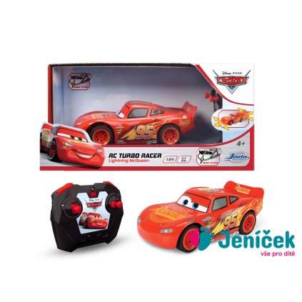 RC Cars 3 Blesk McQueen Turbo Racer 1:24, 17cm, 2kan