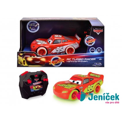 RC Cars Blesk McQueen Turbo Glow Racers 1:24, 2kan