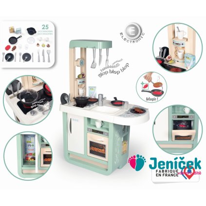 Kuchyňka Bon Appetit Cherry modro-bílá elektronická