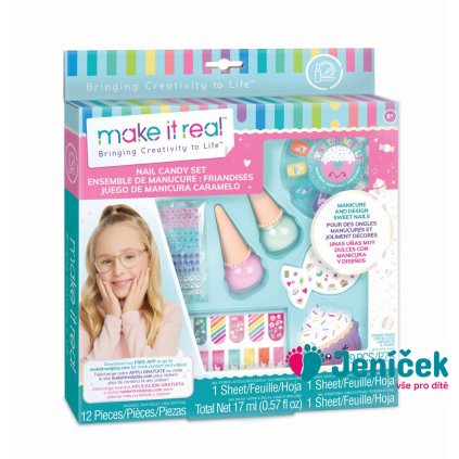 Laky na nehty se zdobením Candy