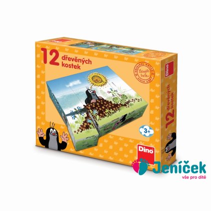 KRTKŮV ROK 12 Dřevěné licenční kostky