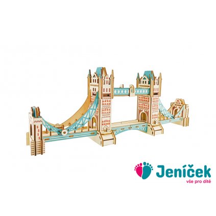 Woodcraft Dřevěné 3D puzzle Tower Bridge