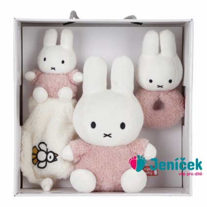 Dárkový sada králíček Miffy Fluffy Pink