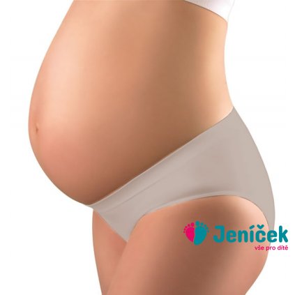 Těhotenské kalhotky - béžové, vel. S, BabyOno