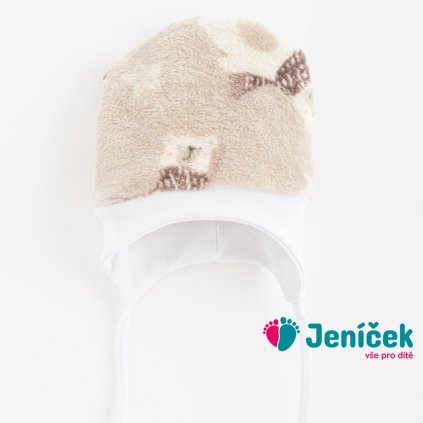 Kojenecká Wellsoft zimní čepička New Baby Polar Bear vel.80/86