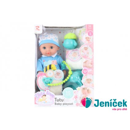 Miminko 30 cm čůrací se zvukem a doplňky