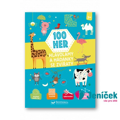 100 her, Hlavolamy a hádanky se zvířaty 3+
