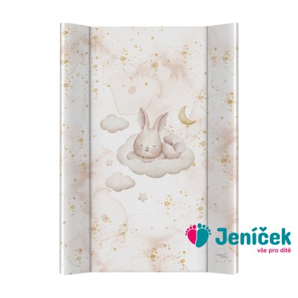 CEBA Podložka přebalovací 2-hranná s pevnou deskou (50x70) Ultra Light Sleepy Bunny