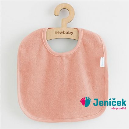 Dětský froté bryndák New Baby Comfortably pink