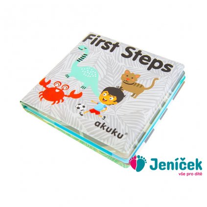 První dětská pískací knížka do vody Akuku First Steps