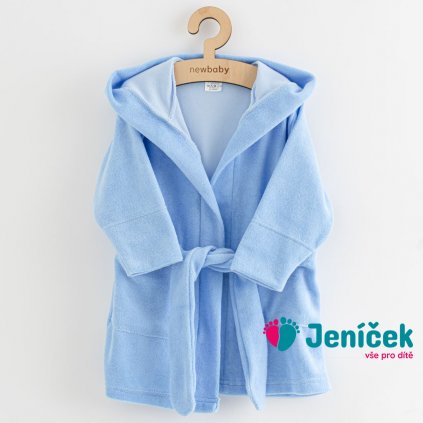 Dětský froté župan New Baby Comfortably blue