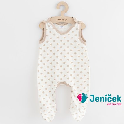 Kojenecké dupačky New Baby Classic II hvězdy béžové