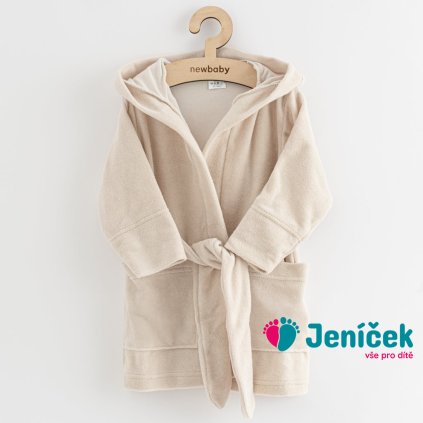 Dětský froté župan New Baby Comfortably beige