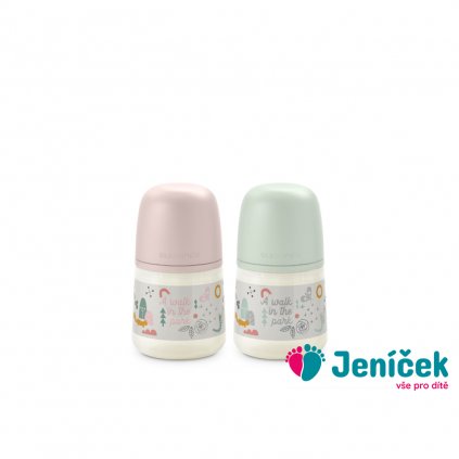 SUAVINEX | Kojenecká láhev Walk anatomická M silikon 150 ml