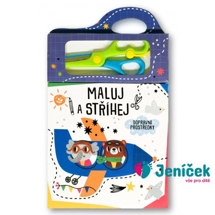 Maluj a stříhej Dopravní prostředky