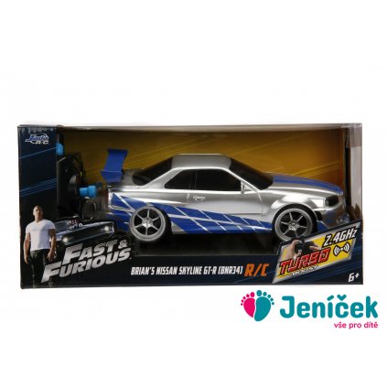 Rychle a zběsile RC auto Nissan Skyline 1:24