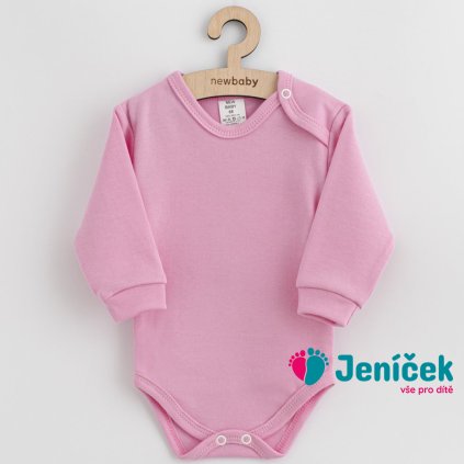 Kojenecké bavlněné body New Baby Casually dressed růžová