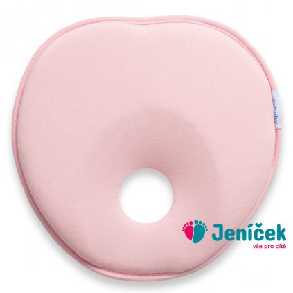 Korekční kojenecký polštářek New Baby BASIC Pink