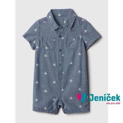 Baby džínový overal Modrá