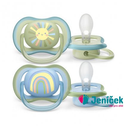 Šidítko Avent Ultra air 2ks 0- 6 m kluk