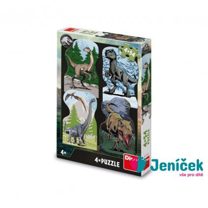 JURSKÝ SVĚT 4x54 Puzzle