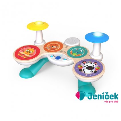 BABY EINSTEIN Hračka hudební Set bubnů Together in Tune Drums™ Connected Magic Touch™ HAPE 12m+