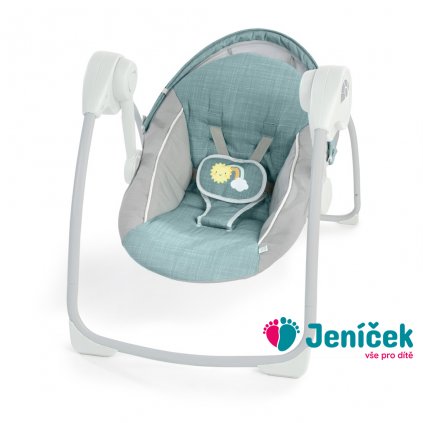 INGENUITY Houpačka s melodií Sun Valley™ Teal 0m+ do 9kg