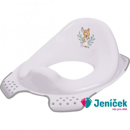 Adaptér - treningové sedátko na toaletu Bambi Keeeper - bílé