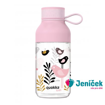 Plastová láhev Ice Kids s poutkem Birds 430 ml