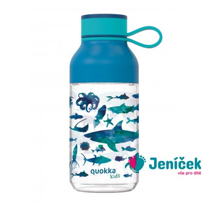 Plastová láhev Ice Kids s poutkem Sea Animals 430 ml