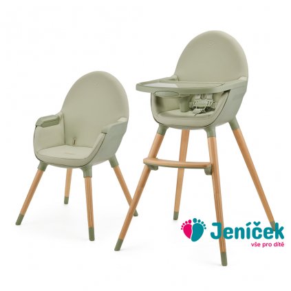 KINDERKRAFT Židlička jídelní FINI2 Green