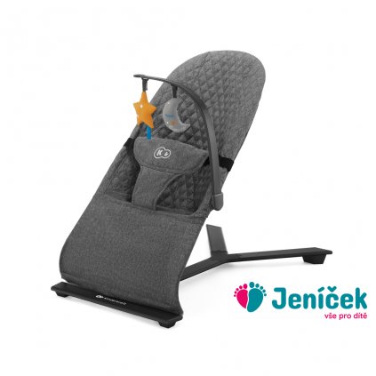 KINDERKRAFT Lehátko houpací Mimi Grey, do 9 kg