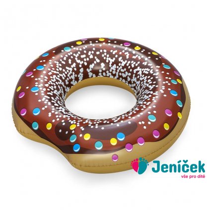 Dětský velký nafukovací kruh Bestway DONUT 107cm brown