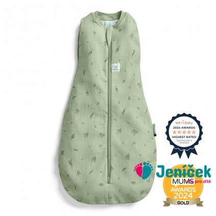 ERGOPOUCH Zavinovačka a pytel na spaní 2v1 Cocoon Willow 0-3 m, 3-6 kg, 0,2 tog