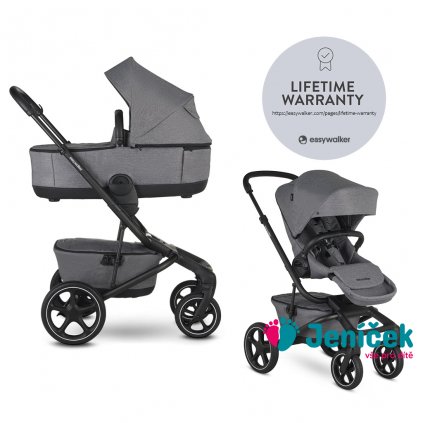 EASYWALKER Kočárek kombinovaný Jimmey 2v1 Iris Grey LITE RWS