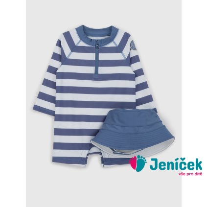 Baby plavky s kloboučkem Modrá