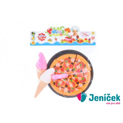 Pizza a zmrzliny - krájení