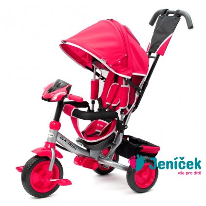 Dětská tříkolka s LED světly Baby Mix Lux Trike růžová v