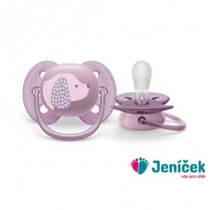 Šidítko Avent Ultrasoft Premium 6-18 m pejsek v